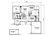 Traditional Style House Plan - 4 Beds 4 Baths 3459 Sq/Ft Plan #20-1555 