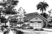 Traditional Style House Plan - 3 Beds 2 Baths 1309 Sq/Ft Plan #417-114 