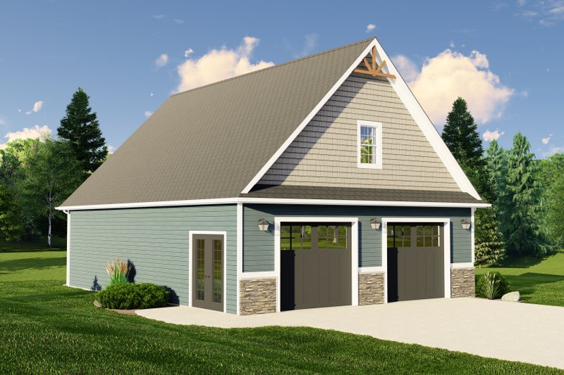 Home Plan - Exterior - Other Elevation 1 for Country House Plan #1064-256, 0 bath