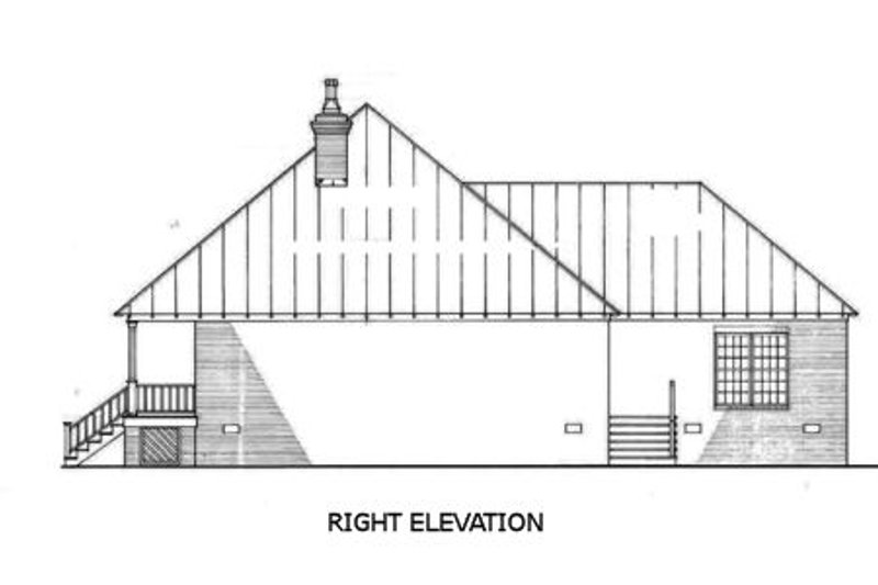 Home Plan - Exterior - Other Elevation for Southern House Plan #45-125 - 3 bed, 2 bath
