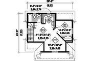 Traditional Style House Plan - 0 Beds 0 Baths 528 Sq/Ft Plan #25-4755 