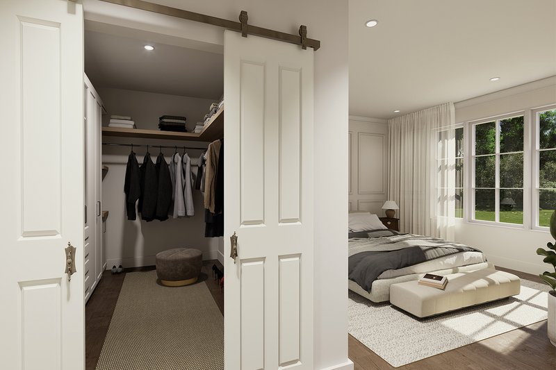 Architectural House Design - Interior - Master Bedroom for Classical House Plan #23-2839 - 3 bed, 2.5 bath