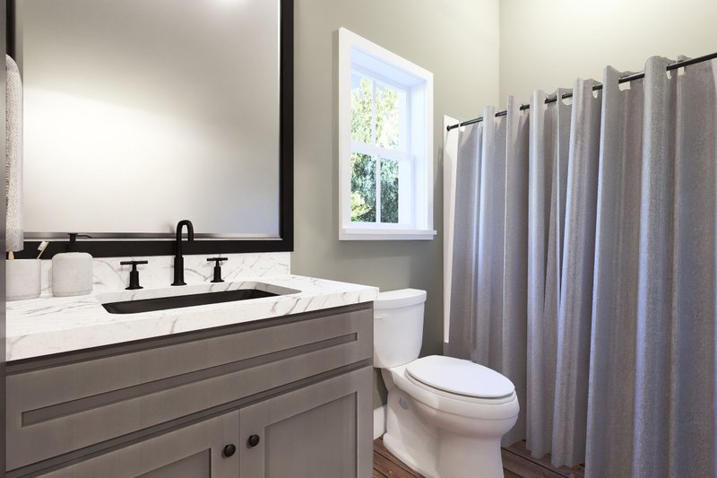 Architectural House Design - Interior - Bathroom for Cottage House Plan #44-307 - 2 bed, 1 bath