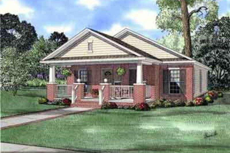 Architectural House Design - Craftsman Exterior - Front Elevation Plan #17-2253
