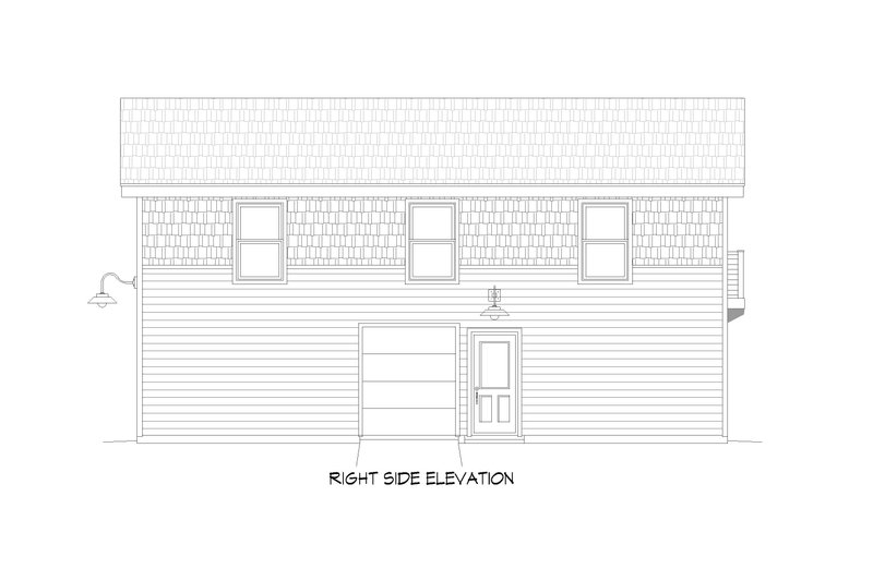 Architectural House Design - Exterior - Other Elevation 1 for Traditional House Plan #932-722 - 2 bed, 1 bath