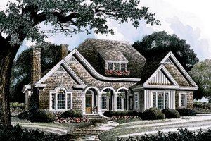 Traditional Exterior - Front Elevation Plan #429-23