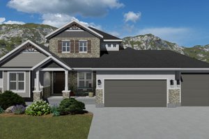 Traditional Exterior - Front Elevation Plan #1060-69