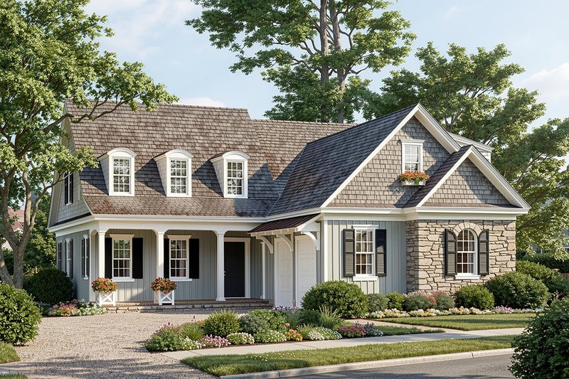 Home Plan - Country Photo Plan #137-335