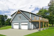 Country Style House Plan - 1 Beds 1 Baths 1296 Sq/Ft Plan #1084-17 