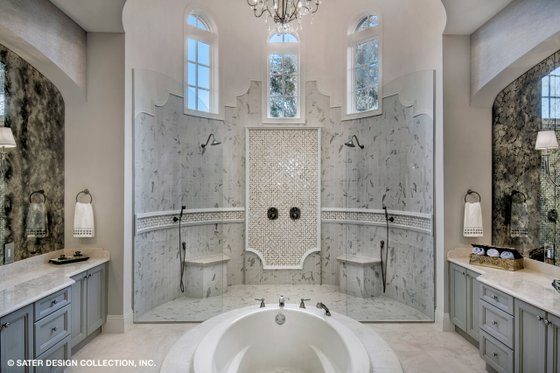 Interior - Master Bathroom 1 for European House Plan #930-510 - 4 bed, 4.5 bath