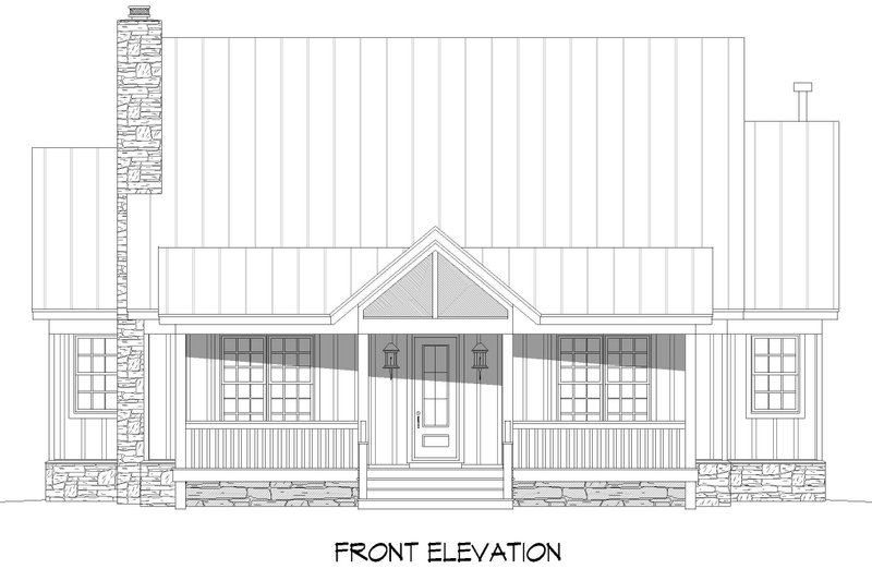 House Plan Design - Exterior - Front Elevation 3 for Southern House Plan #932-785 - 3 bed, 2.5 bath