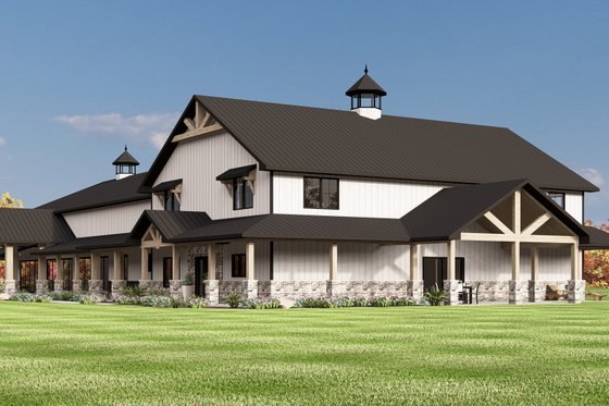 Exterior - Other Elevation for Barndominium House Plan #1064-382 - 2 bed, 2.5 bath