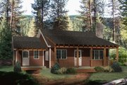 Country Style House Plan - 2 Beds 1 Baths 1000 Sq/Ft Plan #22-128 
