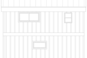 Exterior - Rear Elevation for Contemporary House Plan #932-1098 - 1 bed, 2 bath