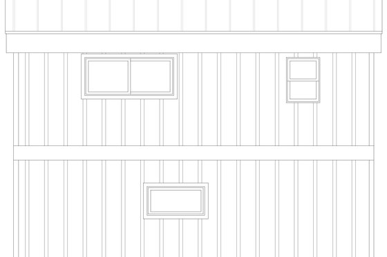 Exterior - Rear Elevation for Contemporary House Plan #932-1098 - 1 bed, 2 bath