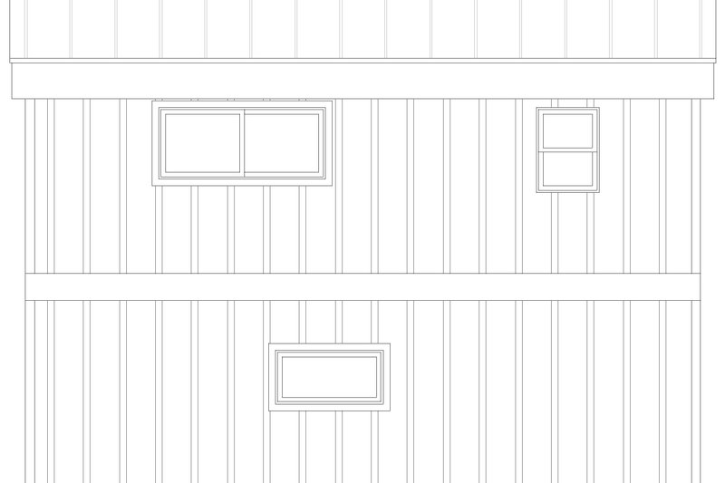 House Plan Design - Exterior - Rear Elevation for Contemporary House Plan #932-1098 - 1 bed, 2 bath