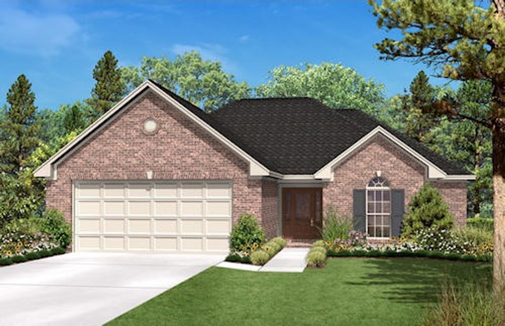 Ranch Style House Plan - 3 Beds 2 Baths 1500 Sq/Ft Plan #430-12