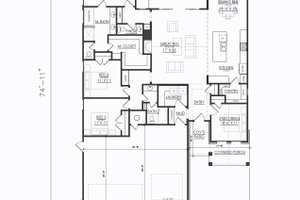 Exterior - Front Elevation 5 for Traditional House Plan #1098-10 - 4 bed, 2.5 bath