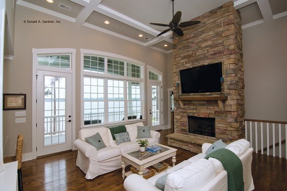 Interior - Family Room for European House Plan #929-4 - 4 bed, 4 bath