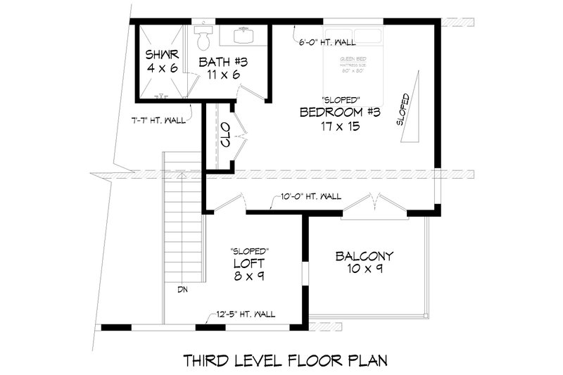 House Design - Floor Plan - Other Floor for Contemporary House Plan #932-1226 - 3 bed, 3.5 bath