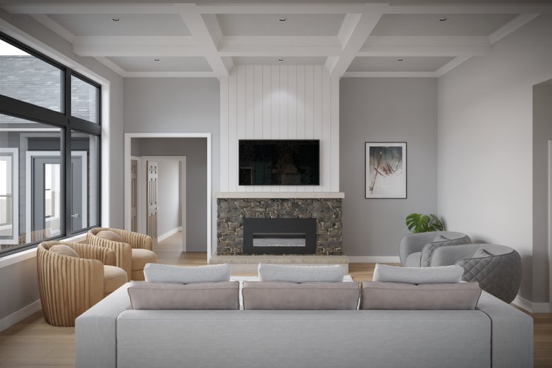 Dream House Plan - Interior - Family Room for Colonial House Plan #1089-41 - 3 bed, 3.5 bath