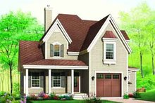 Home Plan - European Exterior - Front Elevation Plan #23-541