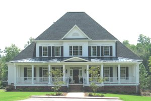 Colonial Exterior - Front Elevation Plan #1054-29