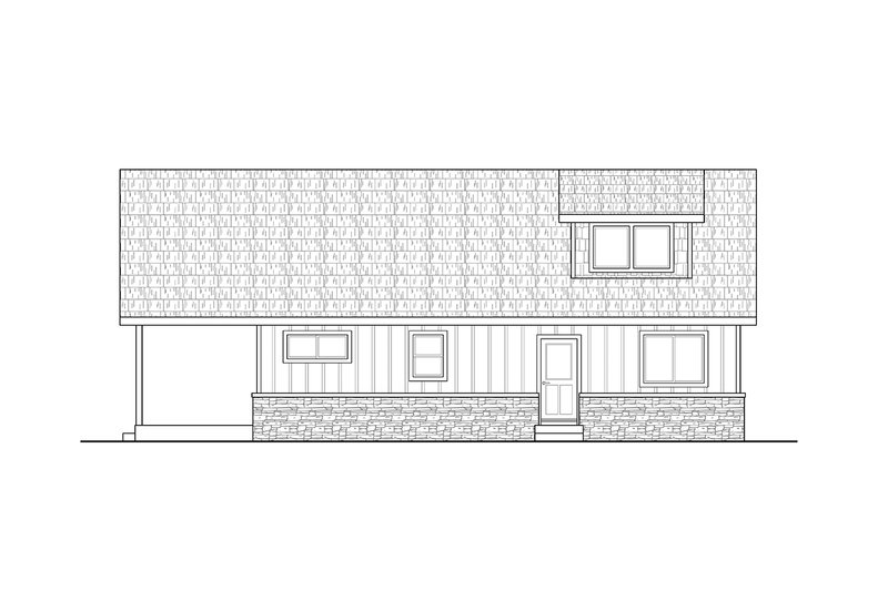 Dream House Plan - Exterior - Other Elevation 1 for Cottage House Plan #124-1420 - 3 bed, 3 bath
