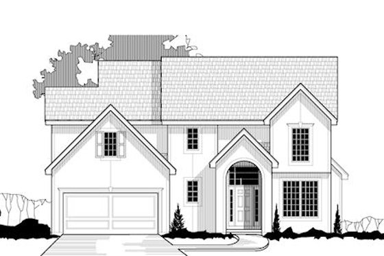 Exterior - Front Elevation for Traditional House Plan #67-874 - 2 bed, 2.5 bath