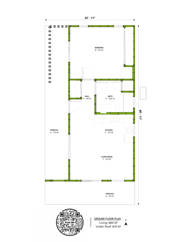 Dream House Plan - Contemporary Floor Plan - Main Floor Plan #1106-39