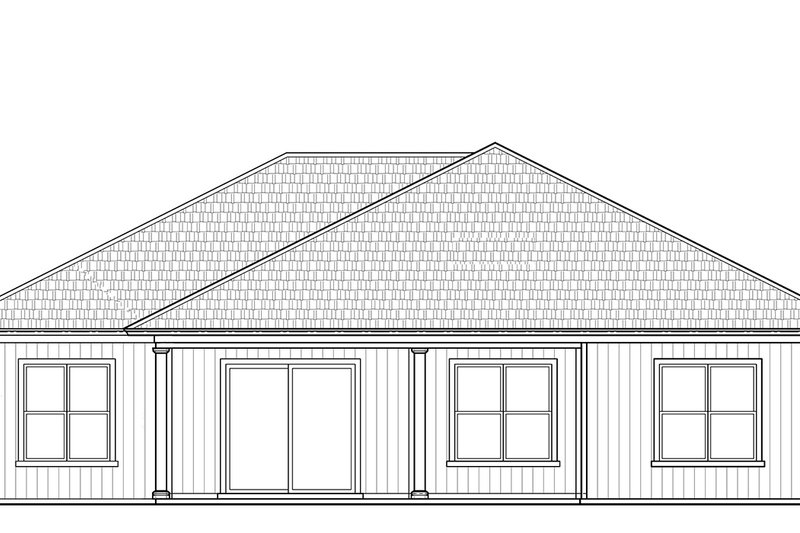 Dream House Plan - Exterior - Rear Elevation for Craftsman House Plan #938-100 - 3 bed, 2.5 bath