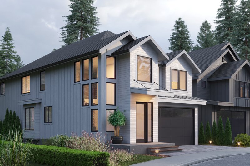 Architectural House Design - Exterior - Other Elevation for Contemporary House Plan #1066-202 - 5 bed, 4.5 bath