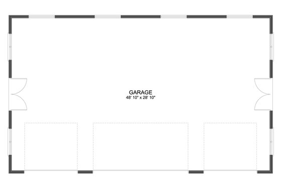 Floor Plan - Main Floor for Traditional House Plan #1060-242, 0 bath