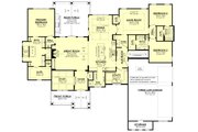 Ranch Style House Plan - 3 Beds 3.5 Baths 2974 Sq/Ft Plan #430-242 