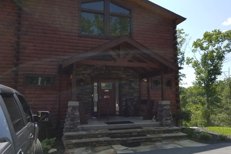 House Plan Design - Exterior - Other Elevation 3 for Cabin House Plan #123-121 - 6 bed, 5.5 bath