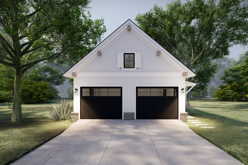 House Blueprint - Exterior - Front Elevation 4 for Craftsman House Plan #1094-13, 0 bath