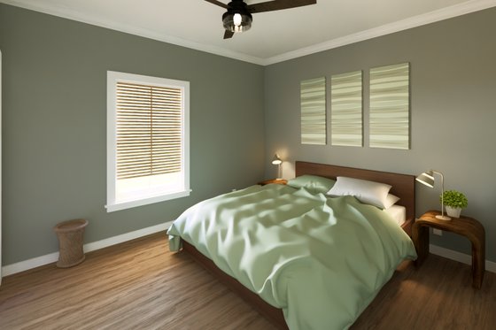 Interior - Bedroom for Farmhouse House Plan #44-273 - 3 bed, 2 bath