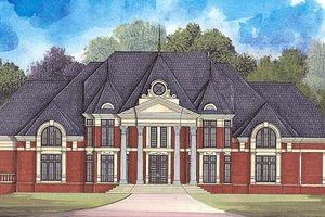 Classical Exterior - Front Elevation Plan #119-321