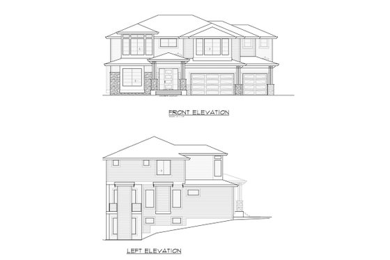 Exterior - Other Elevation for Contemporary House Plan #1066-63 - 5 bed, 4.5 bath