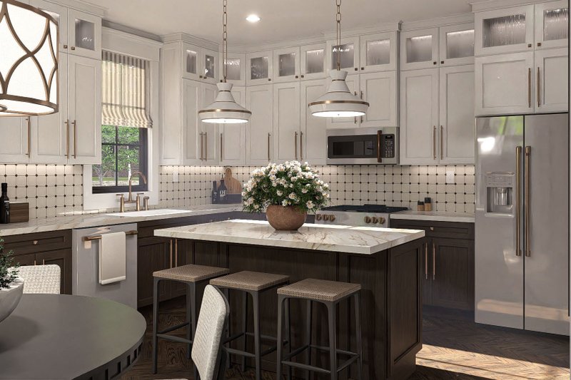 Dream House Plan - Interior - Kitchen for Modern House Plan #455-430 - 3 bed, 2.5 bath