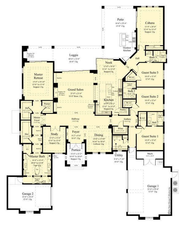 Architectural House Design - Prairie Floor Plan - Main Floor Plan #930-535