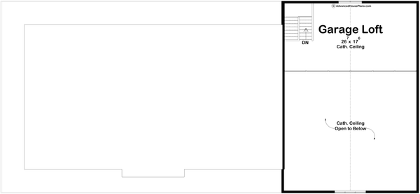 Home Plan - Barndominium Floor Plan - Upper Floor Plan #455-384