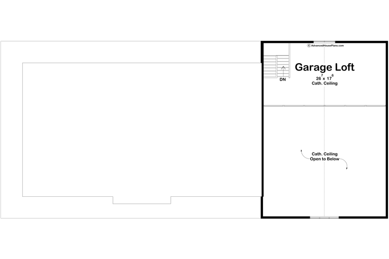 Home Plan - Floor Plan - Upper Floor for Barndominium House Plan #455-384 - 3 bed, 2.5 bath