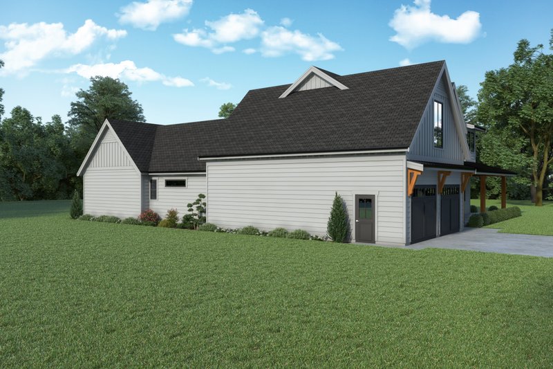 House Blueprint - Exterior - Other Elevation for Traditional House Plan #1070-183 - 4 bed, 2.5 bath