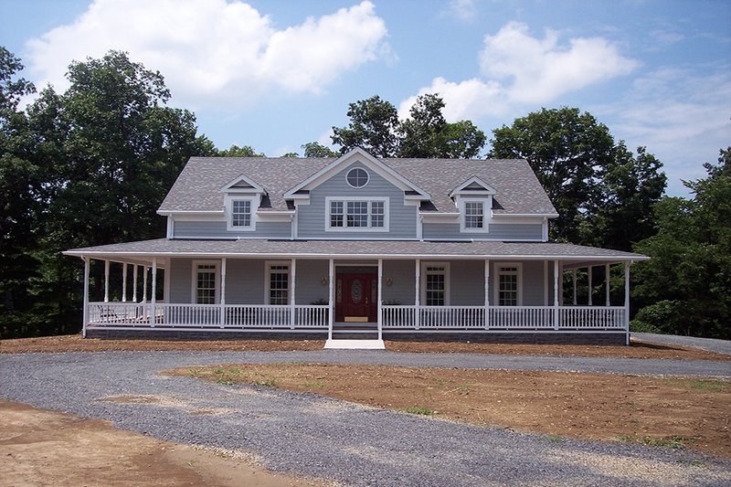 Dream House Plan - Exterior - Front Elevation 3 for Farmhouse House Plan #56-238 - 3 bed, 2.5 bath
