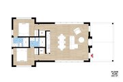 Cottage Style House Plan - 2 Beds 2 Baths 865 Sq/Ft Plan #933-17 Floor 