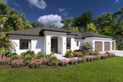 Contemporary Style House Plan - 3 Beds 2.5 Baths 2624 Sq/Ft Plan #1069-42 Exterior 