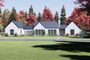 Modern Exterior - Front Elevation Plan #1096-56