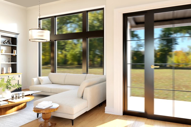 Architectural House Design - Interior - Family Room 1 for Contemporary House Plan #1064-399 - 3 bed, 2.5 bath
