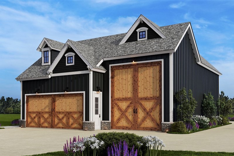 Architectural House Design - Exterior - Other Elevation 2 for Country House Plan #54-560, 0 bath